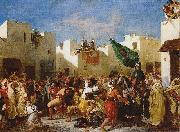 Fanatics of Tangier Eugene Delacroix